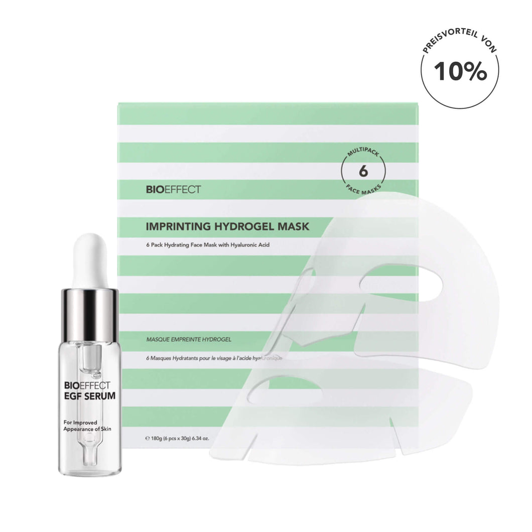 EGF Serum (15ml) & Masks (6 Stk.)